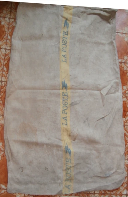 ANCIEN SAC EN toile de jute vintage siglé Noix de Grenoble Tullins