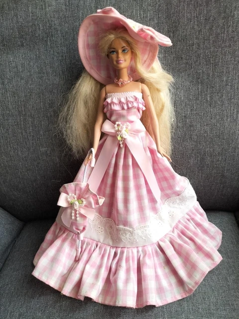 Robe Ancienne Pour Poupée Parisienne – Très Jolie, Occasion, Collection