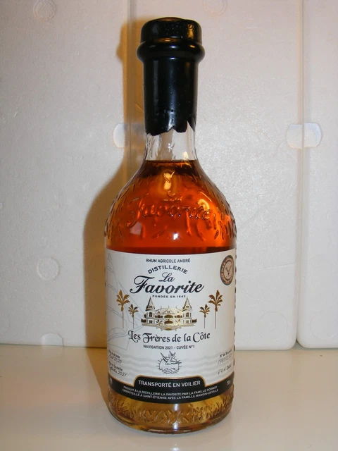 RHUM/RUM LA FAVORITE - FRÈRES DE LA CÔTE NAVIGATION 2021 N°1 (70cl - 67,6%vol)