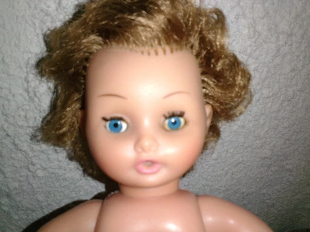 Poupée Ancienne Bella 45cm - Vintage 1960, Plastique, Poupée De Mode