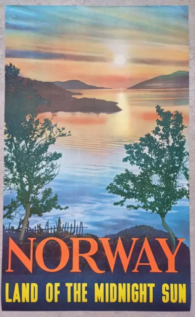 Norvège Norway - Lot de 4 affiches anciennes/original posters 1955-1980's