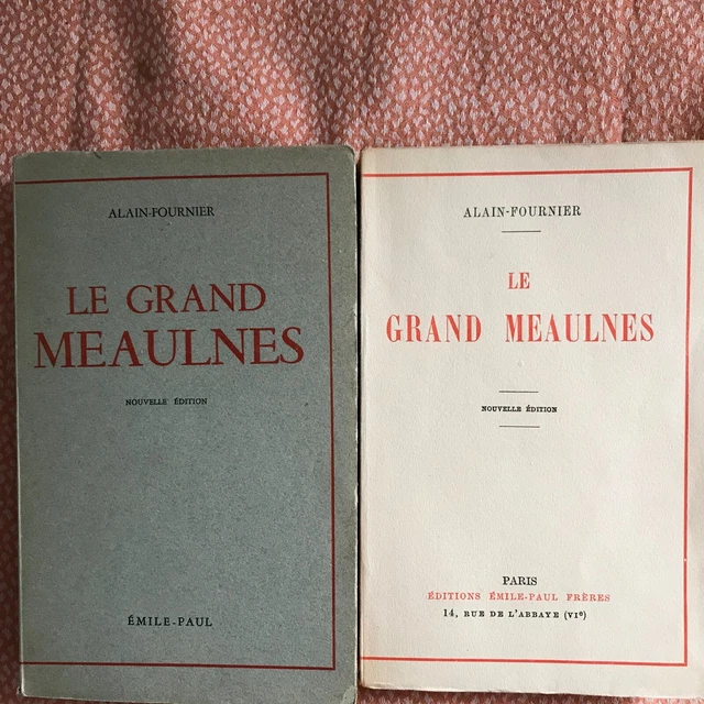 Livre Ancien Le Grand Meaulnes Alain Fournier - Édition 1947, Numérotée, Reliée, 365 Pages