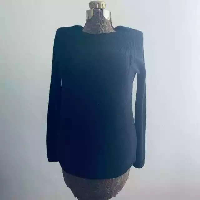 Autumn cashmere black cashmere sweater