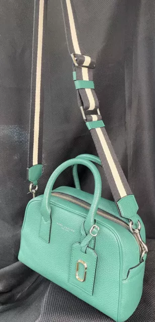 MARC JACOBS M0008282 GOTHAM SMALL BAULETTO 2Way Hand Bag GREEN *NEW*