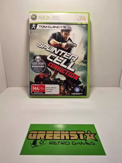 Splinter Cell Conviction Xbox 360 Game COMPLETE FAST FREE SHIPPING