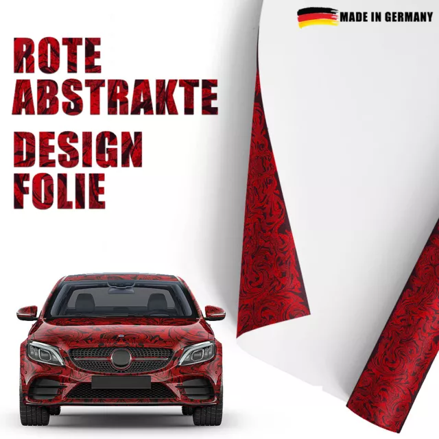 ⭐DESIGN AUTO-FOLIE ERLKÖNIG Abstract 3D Car-Wrapping blasenfrei