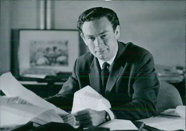 Michael Peacock, Head of BBC 2 Television - Vintage Photograph 4990181
