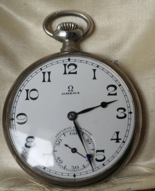 Montre à Gousset Ancienne OXHOR - Fonctionne Bien - À Nettoyer, Traces D'usure