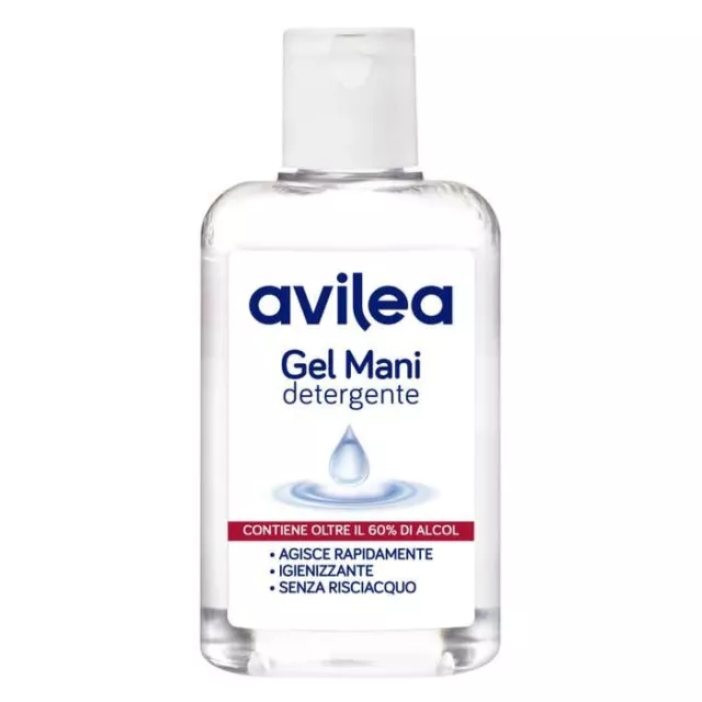 GEL MANI IGIENIZZANTE DISINFETTANTE CON ALCOOL  80ml - 20pz