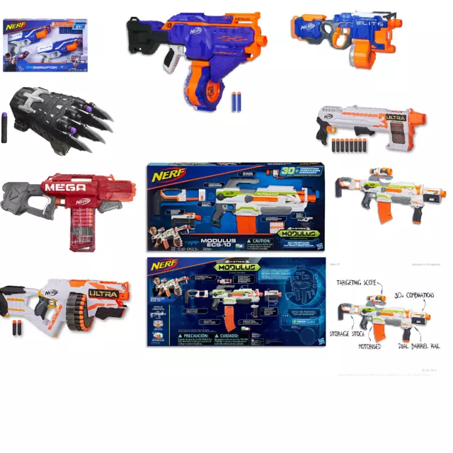 Nerf Ultra Amp Motorized Blaster, Kids Toy for Boys and Girls with 6 Darts  