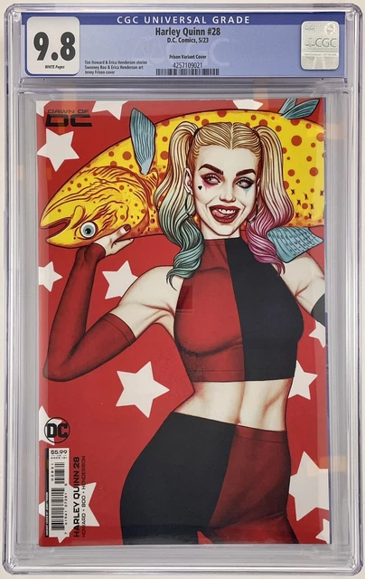 Harley Quinn #28 CGC 9.8 Jenny Frison Variant Cover, DC Comics (2023)