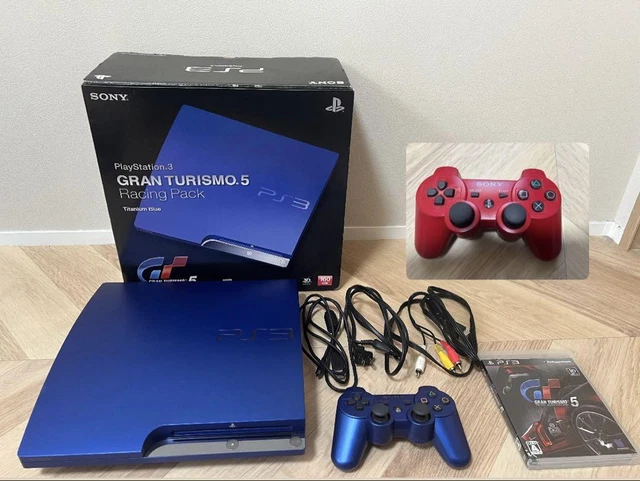 SONY PS3 GRAN TURISMO 5 RACING PACK Limited Edition Blue CECH 