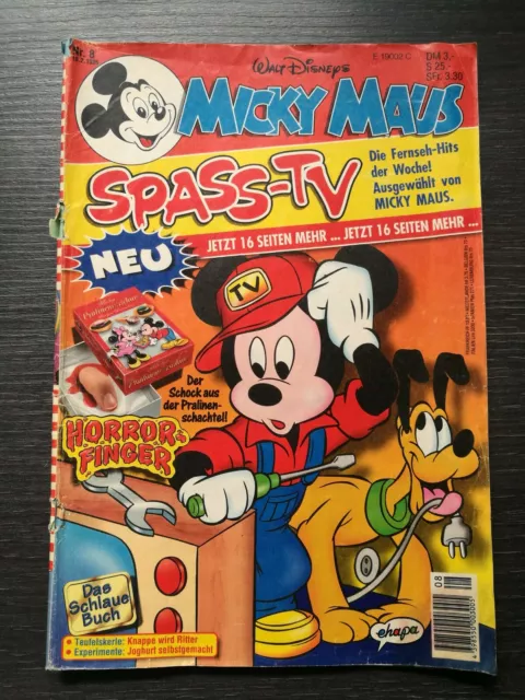 Walt Disneys Micky Maus Heft Nr. 8 Vom 16.02.1995 Comic Comicheft Ehapa