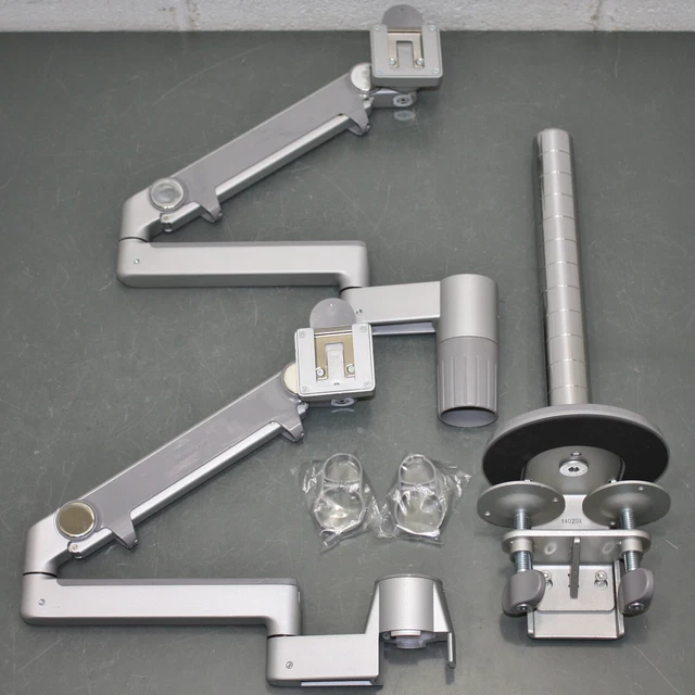 HUMANSCALE M/FLEX DUAL Monitor Arm System MF2CS, Computer Table Desk