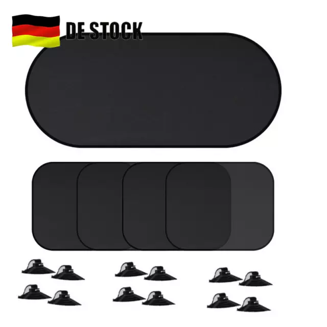 5pcs Sonnenschutz Auto Sonnenblende Universal Seitenscheiben Kinder UV Schutz