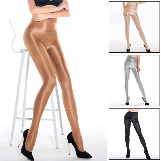 70D Women's Sheer Pantyhose Shiny Glossy Glitter Tights Stockings Club Dance#