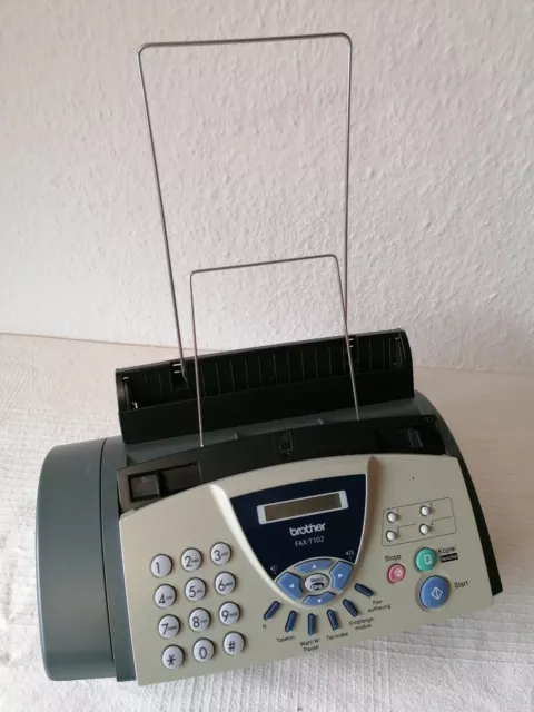 Faxgerät Original Brother T102, guter Zustand, mit neuem Farbfilm, Vom Händler.