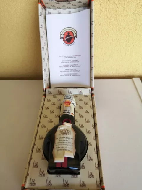 ACETO BALSAMICO TRADIZIONALE DI MODENA DOP INVECCHIATO 12 ANNI 100 ml