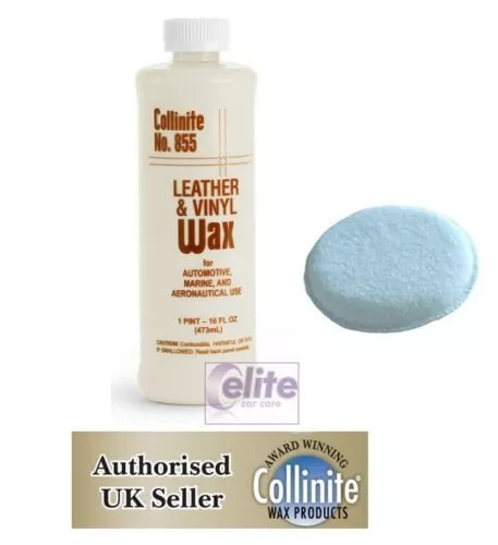 Collinite 855 Leather & Vinyl Wax - Long Lasting Protection - FREE Applicator