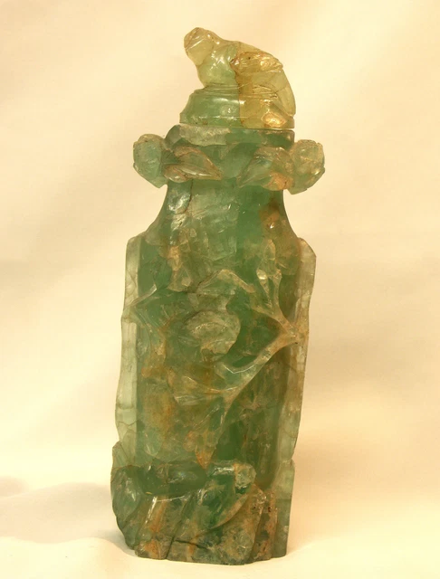 ANCIENNE SCULPTURE VISAGE de jade sculpté à la main culture Hongshan