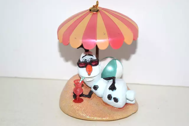 Frozen Olaf at the Beach Sketchbook 2014 Christmas Ornament Disney