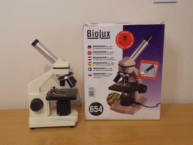 Microscopio Junior Biolux CA 40x-1024x Con Adattatore Smartphone - Foto 6