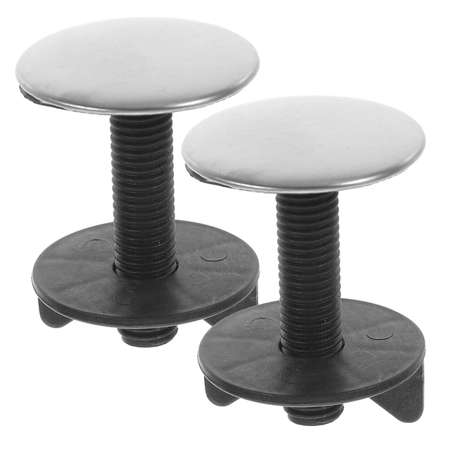 2 Pcs Del Rubinetto Copriforo Rubinetto Lavello Acciaio Inossidabile