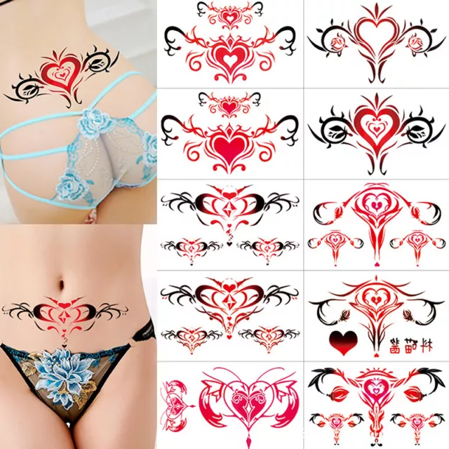 10/20 Pcs Tatoo Sex Waterproof Temporary Tattoos Womb  Fake Tattoos Stickers SN❤