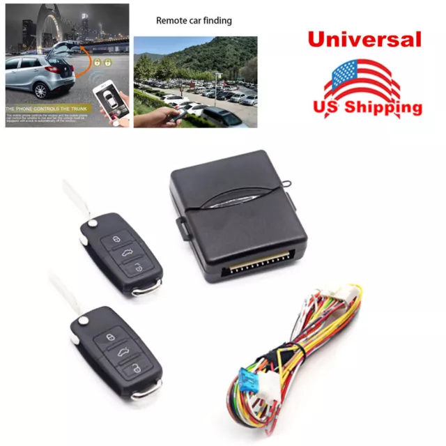 Car Alarm System Remote Security Central Locking Door Lock Keyless APP Control