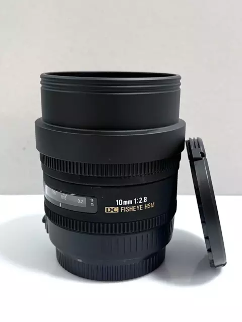 Sigma DC 10mm 1:2.8 HSM Fisheye Objektiv - für Canon EOS 2