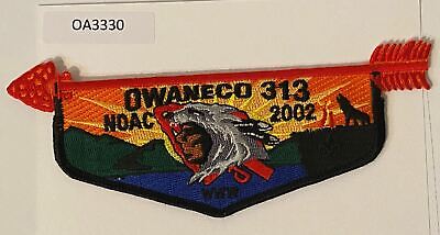 Boy Scout OA 313 Owaneco Lodge 2002 NOAC Flap