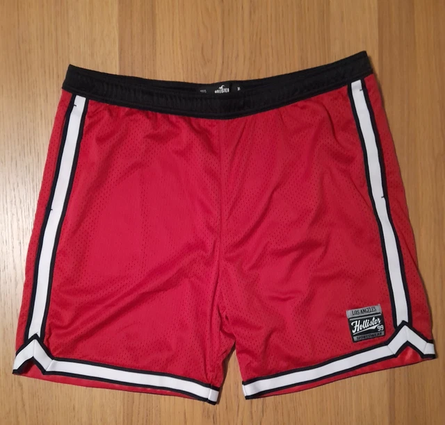 MENS HOLLISTER SPORTSWEAR Shorts Red Size XL 8.00 PicClick UK