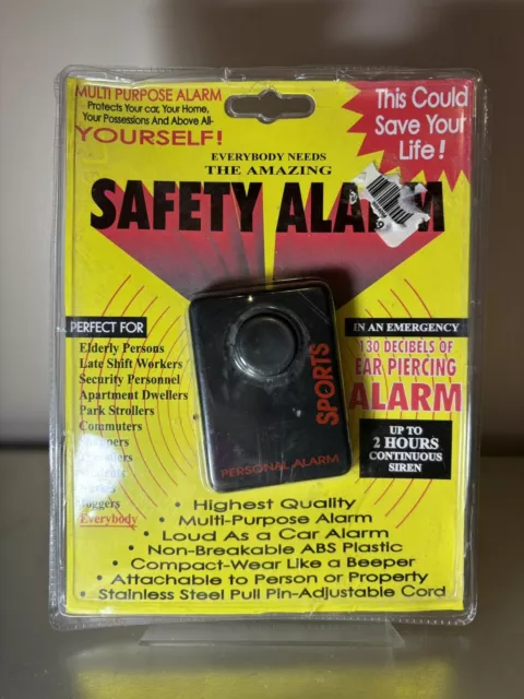 The Amazing Safety Alarm Up To 2 Hours Continuous Siren 130 db Ear Piercing NEW!