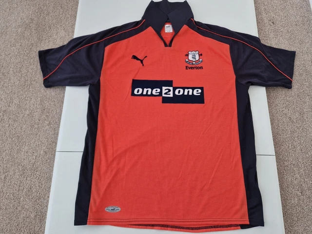 Maillot Everton extérieur vintage : maillot Umbro 1992-94