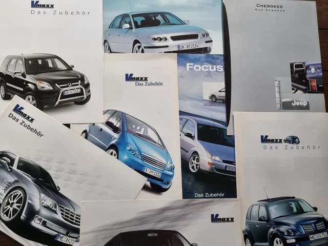 VMAXX Tuning PROSPEKTE Sammlung D&W VW FORD Chrysler Mercedes Jeep Audi Mazda MX