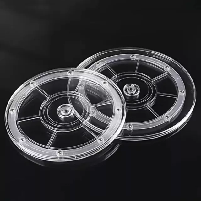 Round Rotating Display Stand Transparent 360-Degree Rotary Table  Jewelries