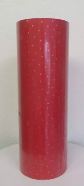 (0,31€/m) Star Geschenkpapier Rolle Weihnachten 350m x 50cm rot Herzen Großrolle