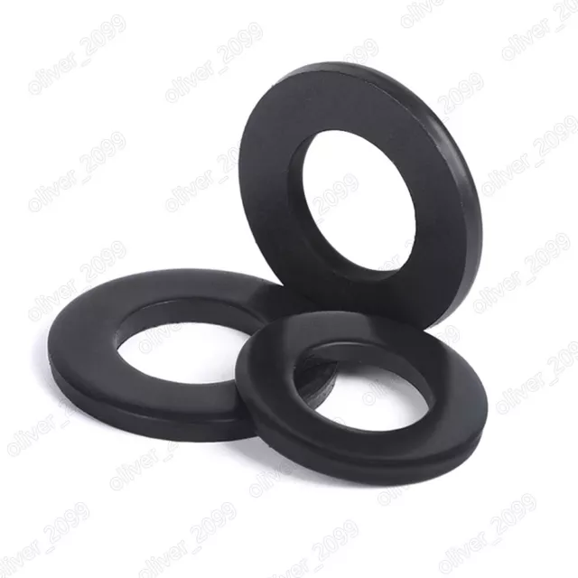 Black 304 Stainless Steel Flat Washers Insulation M3 M4 M5 M6 M8 M10 M12 3