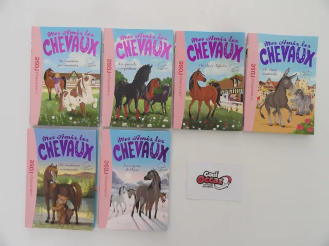 Lot de 6 livres Mes amis les chevaux - Bibliothèque rose (Qté modifiable)