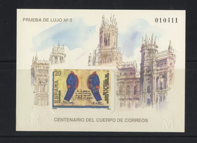 ¡ Oportunidad ! - España -  Prueba De Lujo  18 - Año 1989 **/Mnh