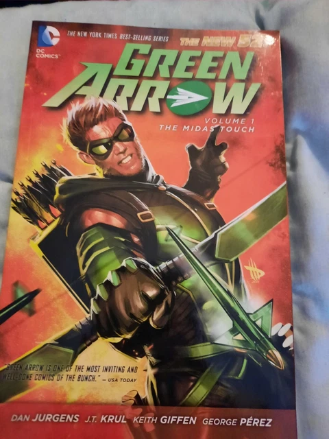 DC Comics New 52 Green Arrow Vol 1 The Midas Touch Jurgens, Krul,Giffen,Perez