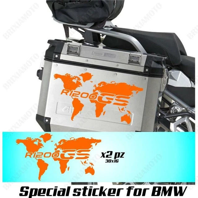 Lot De 2 Autocollants Pour Réservoir BMW R1200GS LC 2013-2016 - Couleur Anthracite, Installation Facile