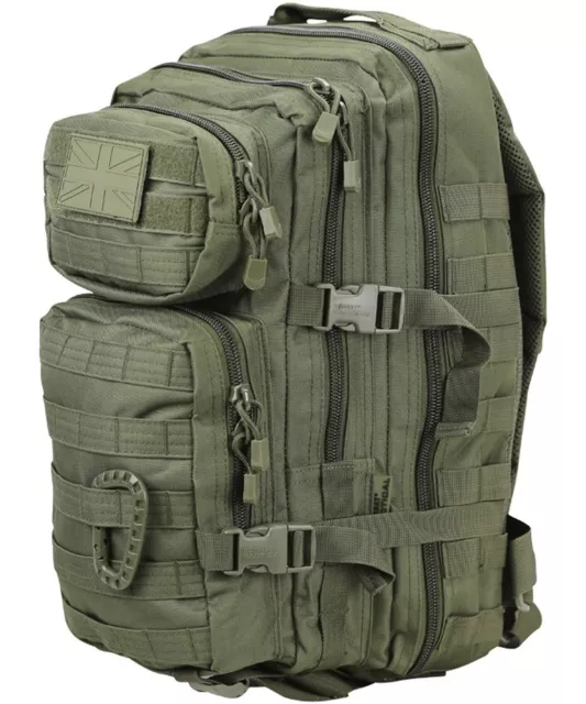 Kombat Small 28 Litre Molle Assault Patrol Pack Olive Green