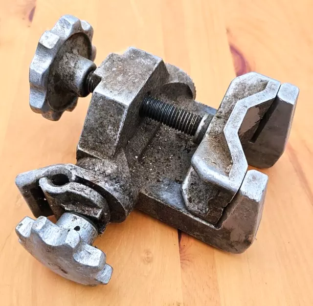 Vintage Machinist Metal Bench Clamps Tools Unbranded - Heavy