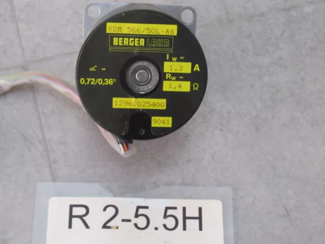 Berger Lahr Rdm 566/50 L-AH Multiphase Motor Berger 12961025400 0,72/0,36° Step