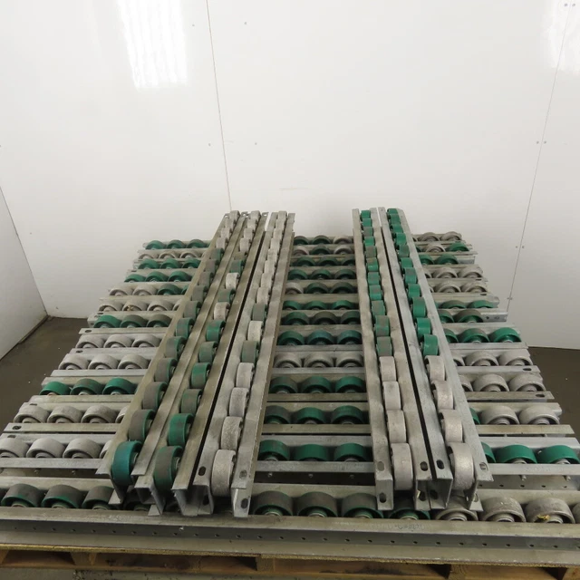 3D Storage Systems Gravity Flowrack Push Back Racking Rails 45" Long Lot of 18
