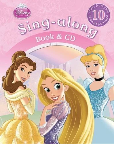 DISNEY PRINCESS SING Along Books (Disney Singalong Book & CD) by , Good