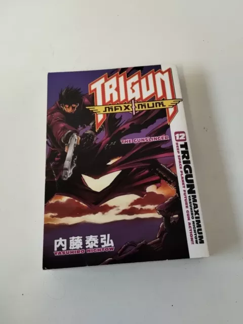 Trigun Maximum Yasuhiro Nightow 12 Dark Horse Manga Book English Gunslinger Gun