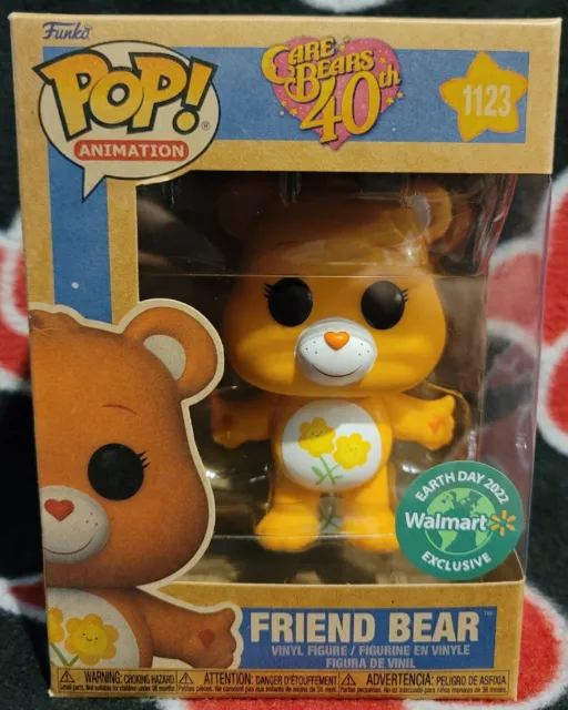 Funko POP! Friend Bear 1123 Care Bears 40th Earth Day 2022 Walmart