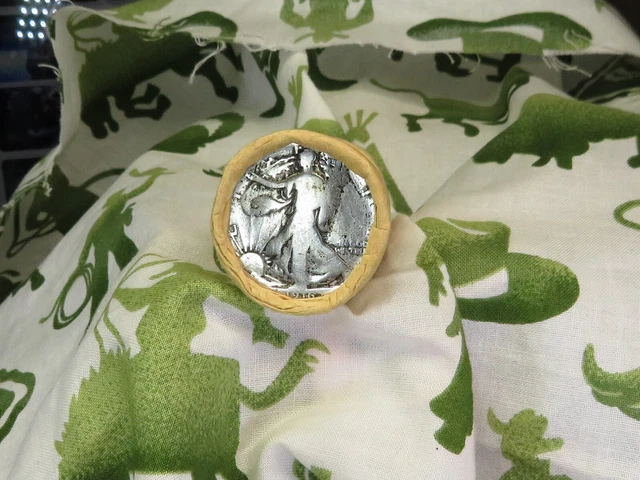 $10 Roll Half Dollar Roll Walking Liberty 1916 End / 1916 End  20 Coins #L Ha11